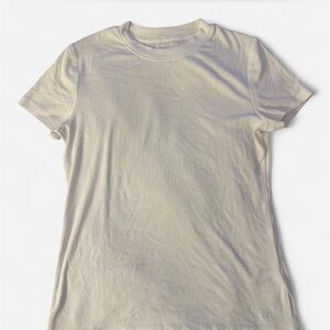 White Banana Republic ribbed T-Shirt